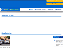 Tablet Screenshot of lincerentacar.com